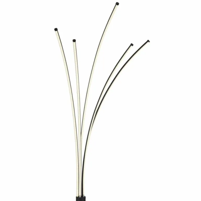 Lampadaire Globo BIZZY LED Noir, 1 lumière, Télécommandes