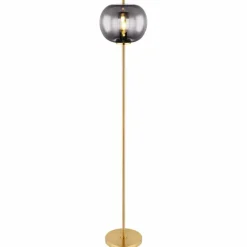Lampadaire Globo BLACKY Laiton, 1 lumière