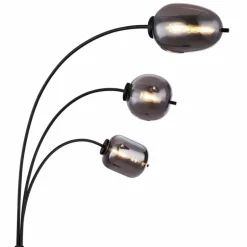 Lampadaire Globo BLACKY Noir, 3 lumières