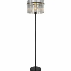 Lampadaire Globo GORLEY Noir, 1 lumière