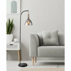 Lampadaire Globo MATTEA Noir, 1 lumière