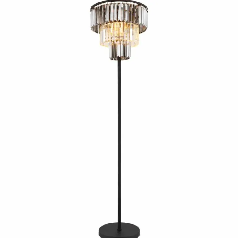 Lampadaire Globo NAXIS Noir, 3 lumières