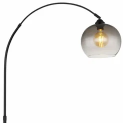 Lampadaire Globo NEWCASTLE Noir, 1 lumière