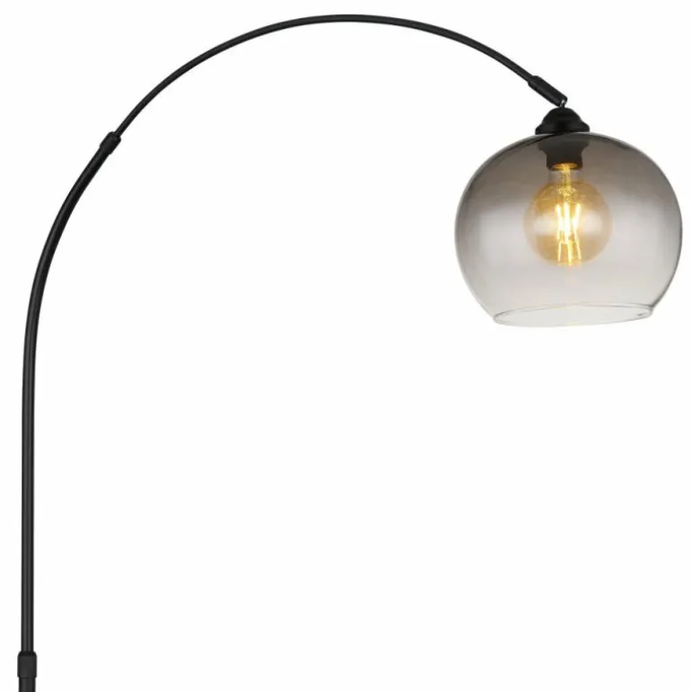 Lampadaire Globo NEWCASTLE Noir, 1 lumière