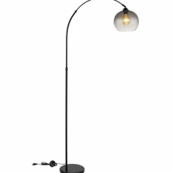 Lampadaire Globo NEWCASTLE Noir, 1 lumière