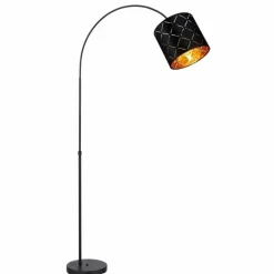 Lampadaire Globo SUNNA Noir, 1 lumière