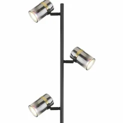 Lampadaire Globo TRABBY Noir, 3 lumières