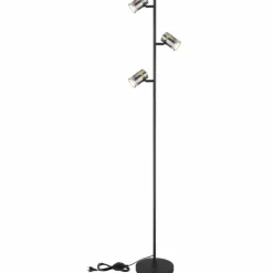 Lampadaire Globo TRABBY Noir, 3 lumières