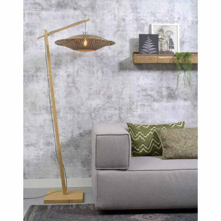 Lampadaire Good & Mojo BALI Écru, 1 lumière