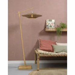 Lampadaire Good & Mojo BALI Écru, 1 lumière