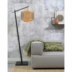 Lampadaire Good & Mojo Bhutan Noir, 1 lumière