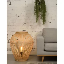 Lampadaire Good & Mojo TUVALU Écru, 1 lumière