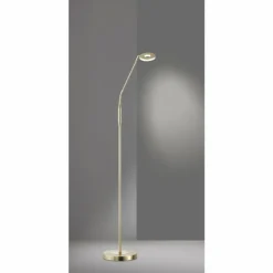 Lampadaire Honsel Dent LED Laiton, 1 lumière, Changeur de couleurs