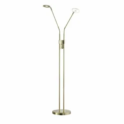 Lampadaire Honsel Dent LED Or, 2 lumières
