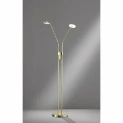 Lampadaire Honsel Dent LED Or, 2 lumières
