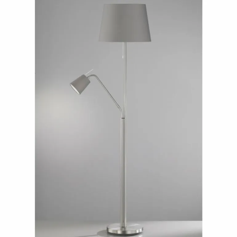 Lampadaire Honsel Layer Nickel mat, 1 lumière