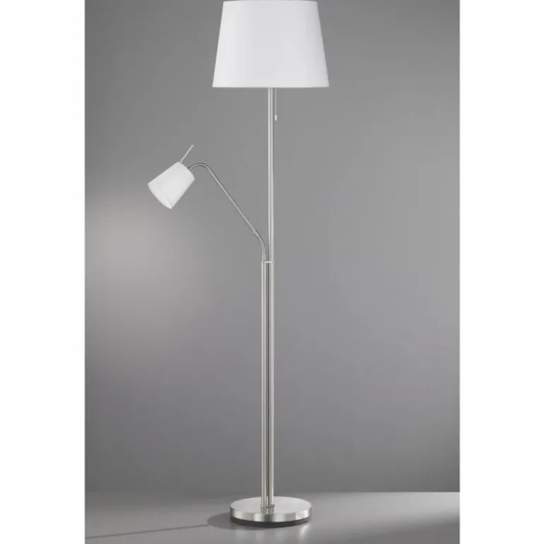 Lampadaire Honsel Layer Nickel mat, 1 lumière