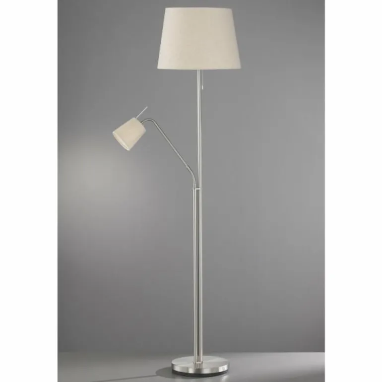 Lampadaire Honsel Layer Nickel mat, 1 lumière