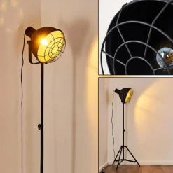 Lampadaire Jonsered Noir, 1 lumière