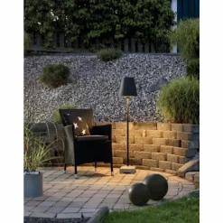 Lampadaire Konstsmide Lucca Noir, 1 lumière