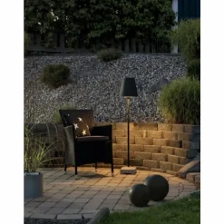 Lampadaire Konstsmide Lucca Noir, 1 lumière