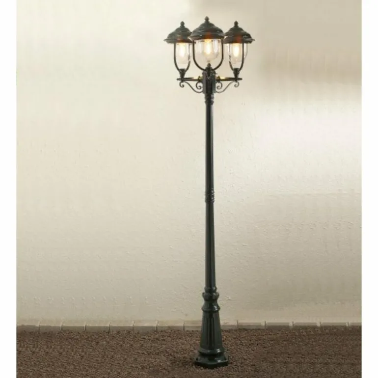 Lampadaire Konstsmide Parma Vert, 1 lumière