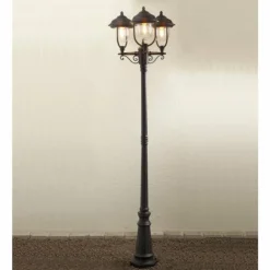 Lampadaire Konstsmide Parma Noir, 1 lumière