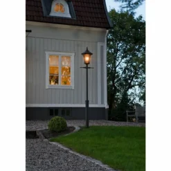 Lampadaire Konstsmide Virgo Noir, 1 lumière