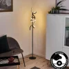 Lampadaire Lavaca LED Noir, 2 lumières