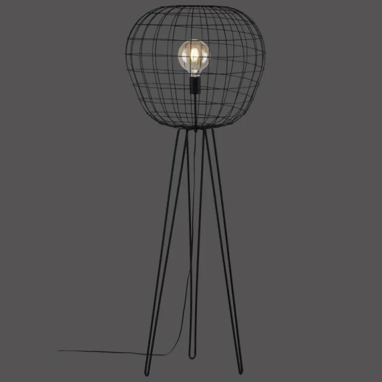 Lampadaire Leuchten Direkt FABIO Noir, 1 lumière