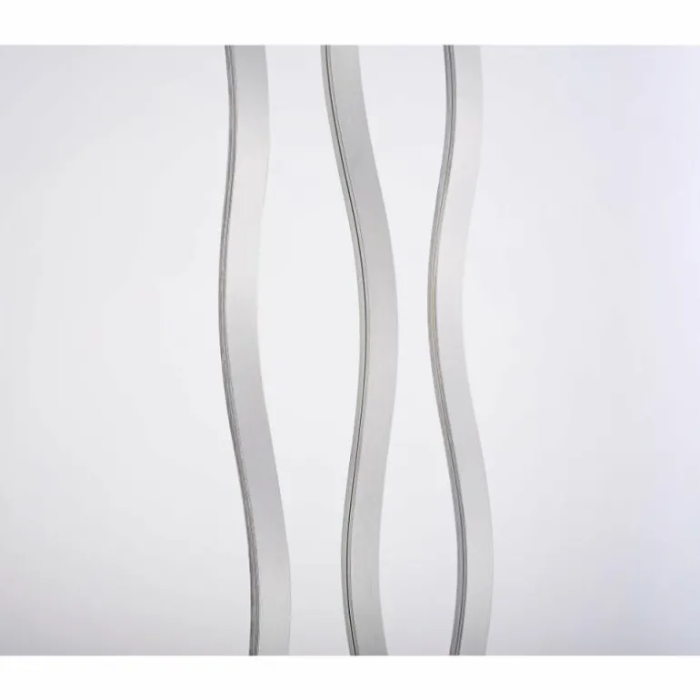 Lampadaire Leuchten Direkt Ls-WAVE LED Acier inoxydable, 3 lumières, Télécommandes, Changeur de couleurs