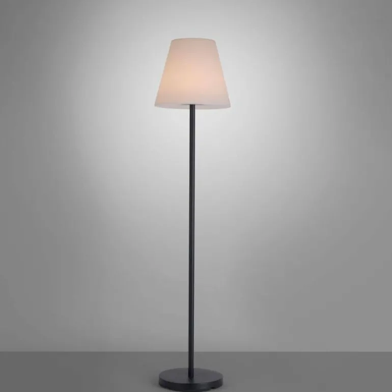 Lampadaire Leuchten Direkt HOLLY LED Noir, 1 lumière, Changeur de couleurs