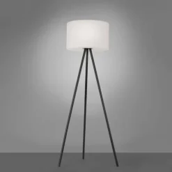 Lampadaire Leuchten Direkt HOLLY LED Noir, 1 lumière, Changeur de couleurs