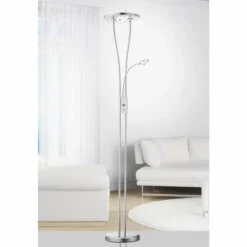 Lampadaire Leuchten-Direkt HELIA LED Acier inoxydable, 4 lumières