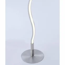 Lampadaire Leuchten-Direkt WAVE LED Acier inoxydable, 1 lumière