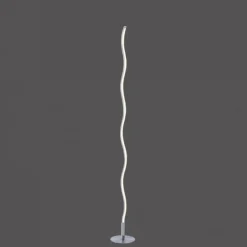 Lampadaire Leuchten-Direkt WAVE LED Acier inoxydable, 1 lumière