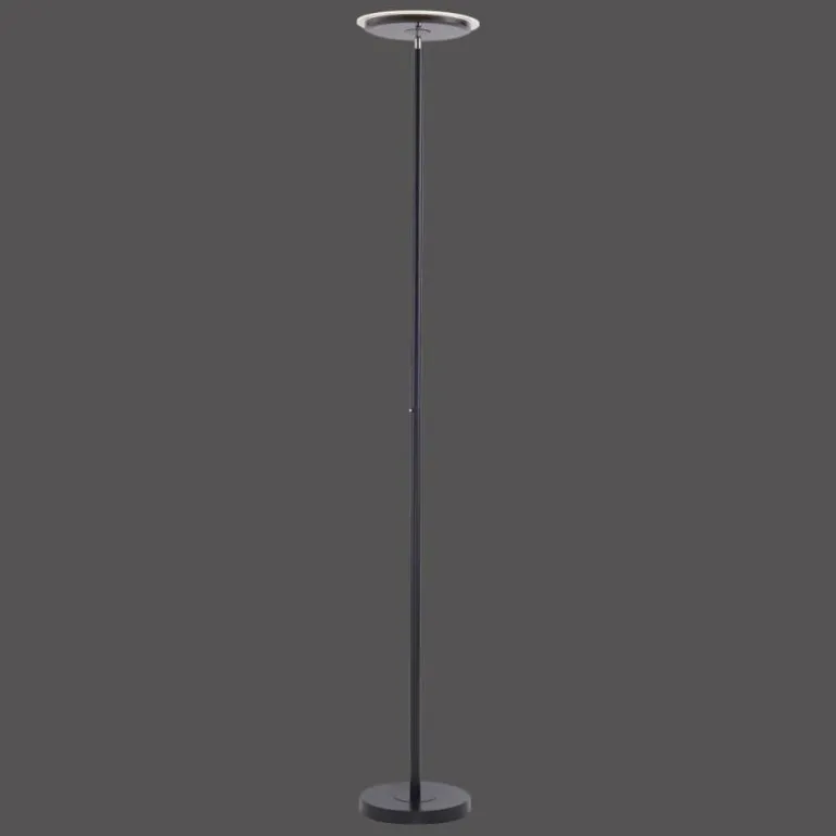 Lampadaire Leuchten-Direkt HANS LED Noir, 1 lumière
