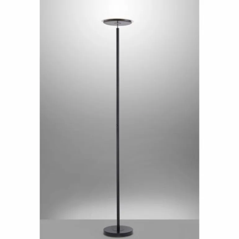 Lampadaire Leuchten-Direkt HANS LED Noir, 1 lumière