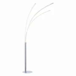 Lampadaire Leuchten-Direkt MAJA LED Chrome, 3 lumières