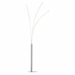 Lampadaire Leuchten-Direkt MAJA LED Chrome, 3 lumières