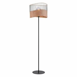 Lampadaire Leuchten-Direkt REED Noir, 1 lumière