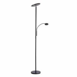 Lampadaire Leuchten-Direkt HANS LED Noir, 2 lumières