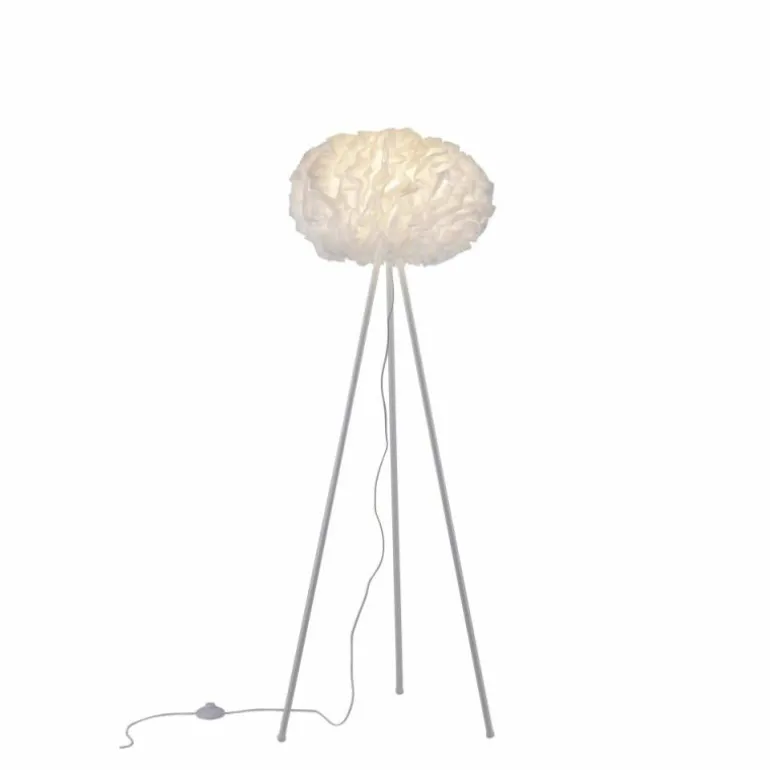 Lampadaire Leuchten-Direkt LOLASMART-NAOMI LED Blanc, 1 lumière, Télécommandes