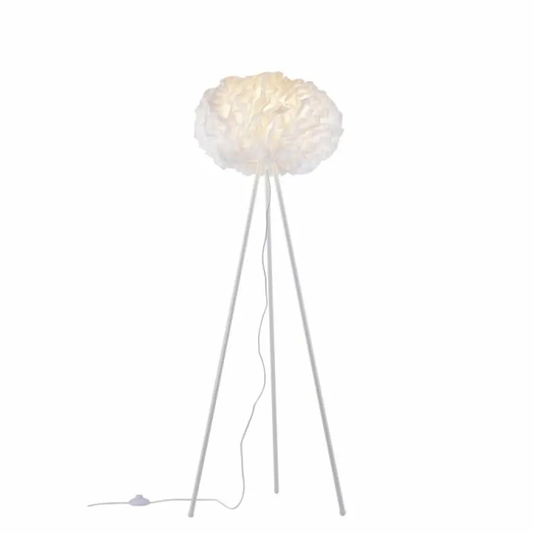 Lampadaire Leuchten-Direkt LOLASMART-NAOMI LED Blanc, 1 lumière, Télécommandes