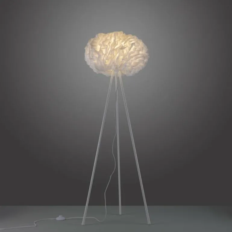 Lampadaire Leuchten-Direkt LOLASMART-NAOMI LED Blanc, 1 lumière, Télécommandes