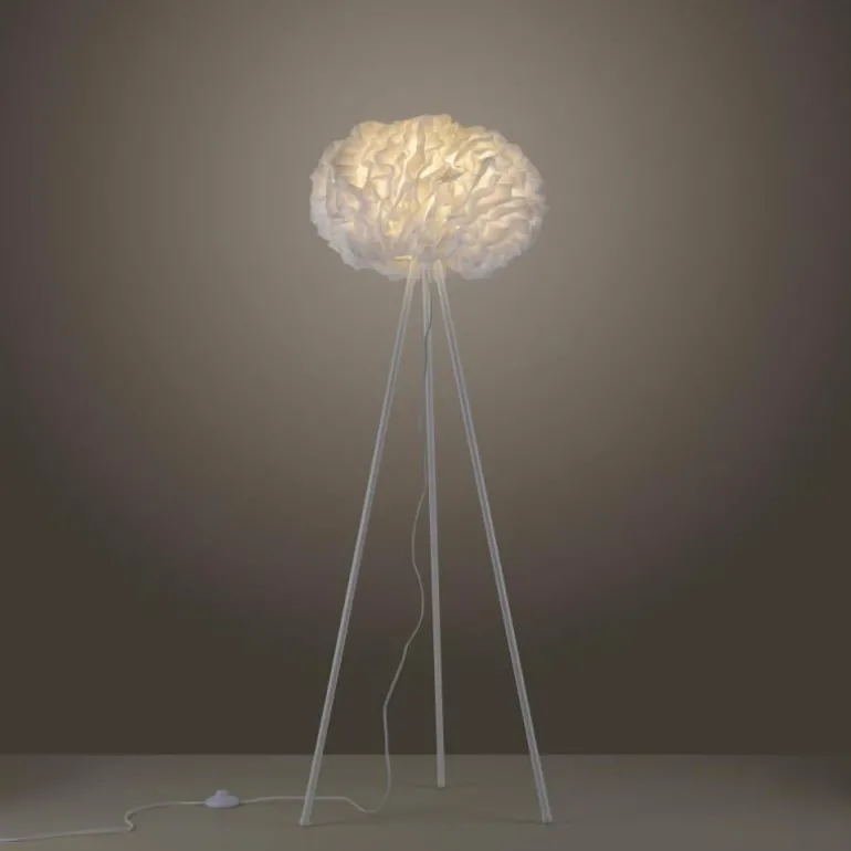 Lampadaire Leuchten-Direkt LOLASMART-NAOMI LED Blanc, 1 lumière, Télécommandes