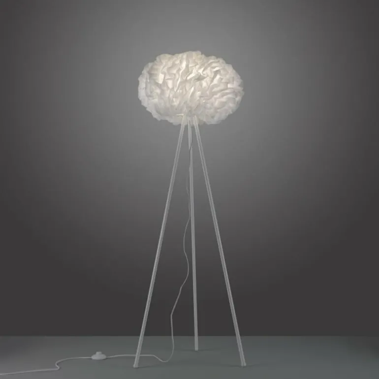 Lampadaire Leuchten-Direkt LOLASMART-NAOMI LED Blanc, 1 lumière, Télécommandes