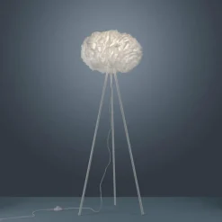 Lampadaire Leuchten-Direkt LOLASMART-NAOMI LED Blanc, 1 lumière, Télécommandes