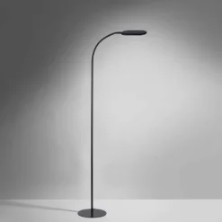 Lampadaire Leuchten-Direkt KELLY LED Noir, 1 lumière