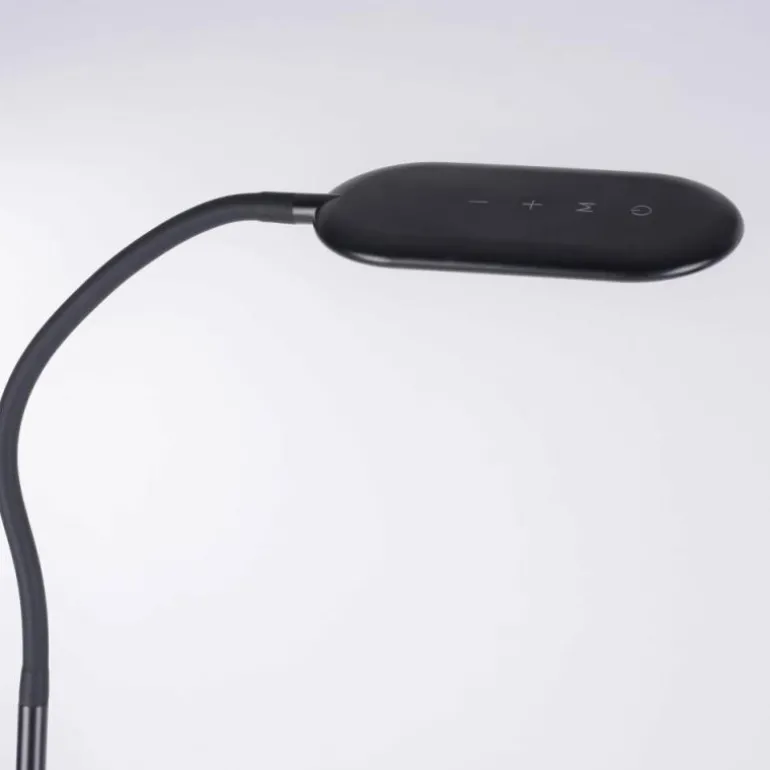 Lampadaire Leuchten-Direkt KELLY LED Noir, 1 lumière